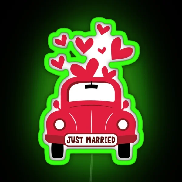 Just Married RGB Neon Sign