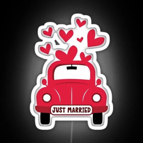 Just Married RGB Neon Sign