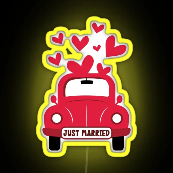 Just Married RGB Neon Sign