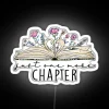 Reading is my escape, one more chapter please glow stick.