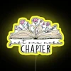 RGB Neon Literary Sign for Reading Nook Decorations and Themes