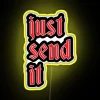 Customizable RGB LED Sign with Retro Vintage Motorist Inspired Letters