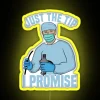 Medical humor ambiance for colonoscopy prep and endoscopy procedure rooms