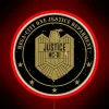 Officially Licensed US DOJ RGB Neon Sign with Glowing Emblem