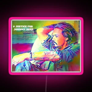 Justice For Johnny Depp RGB Neon Sign