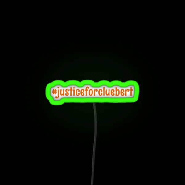 Justiceforcluebert Solve It Squad RGB Neon Sign