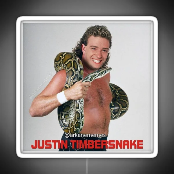 Justin Timbersnake RGB Neon Sign