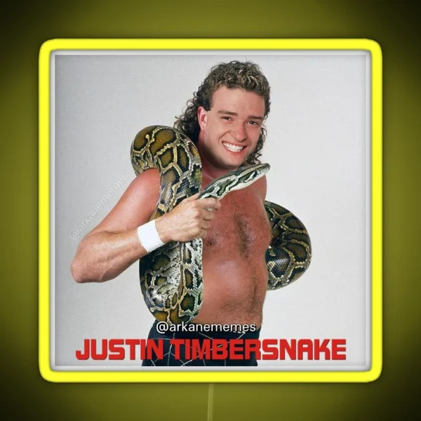 Justin Timbersnake RGB Neon Sign