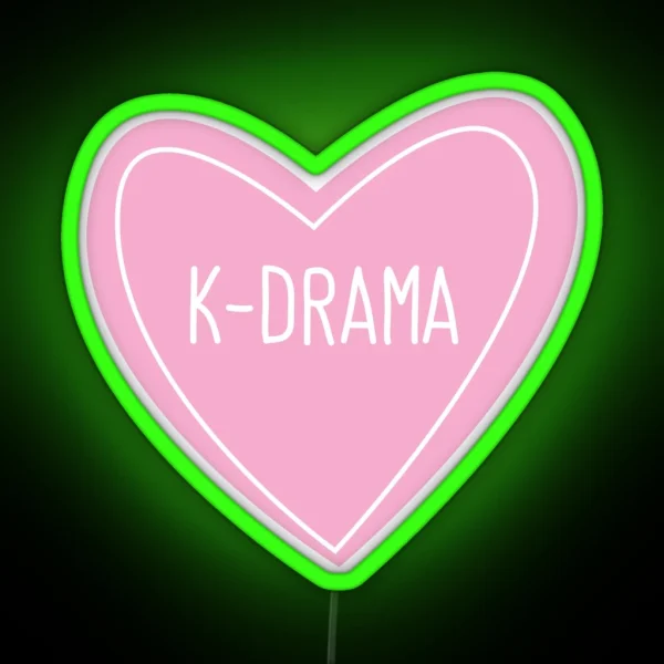 K Drama Heart RGB Neon Sign