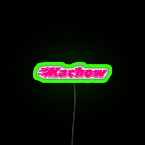 Kachow RGB Neon Sign