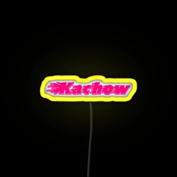 Kachow RGB Neon Sign