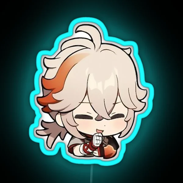Kaedehara Kazuha Genshin Impact Led Chuckle RGB Neon Sign
