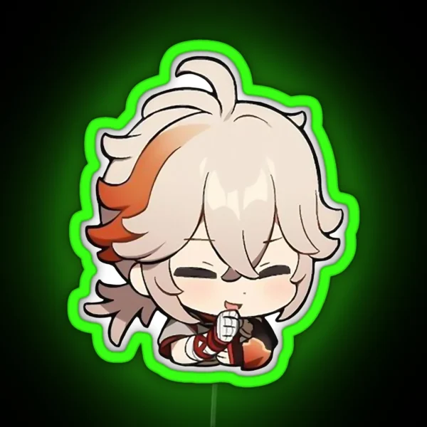 Kaedehara Kazuha Genshin Impact Led Chuckle RGB Neon Sign