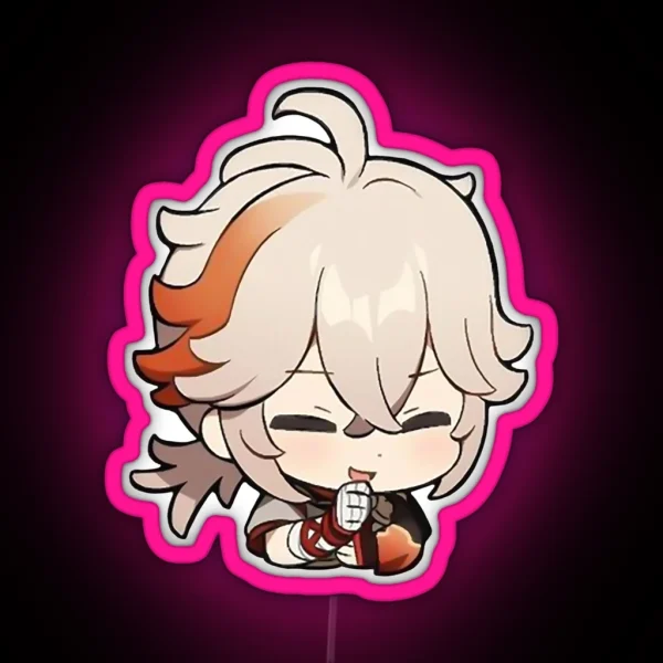 Kaedehara Kazuha Genshin Impact Led Chuckle RGB Neon Sign