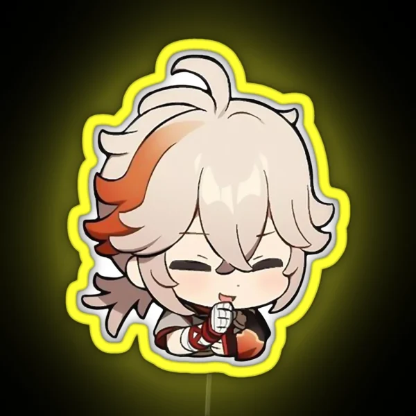 Kaedehara Kazuha Genshin Impact Led Chuckle RGB Neon Sign