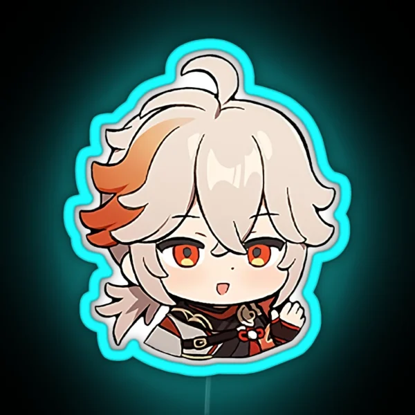 Kaedehara Kazuha Genshin Impact Led Hello RGB Neon Sign