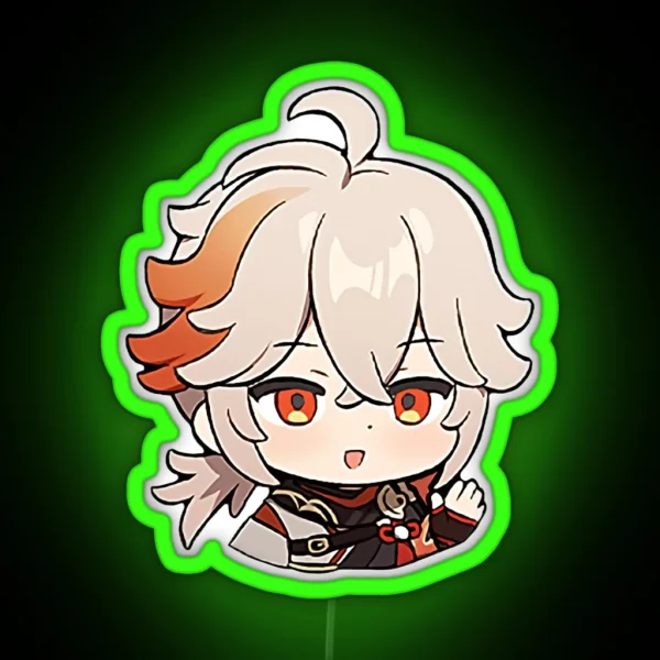 Kaedehara Kazuha Genshin Impact Led Hello RGB Neon Sign