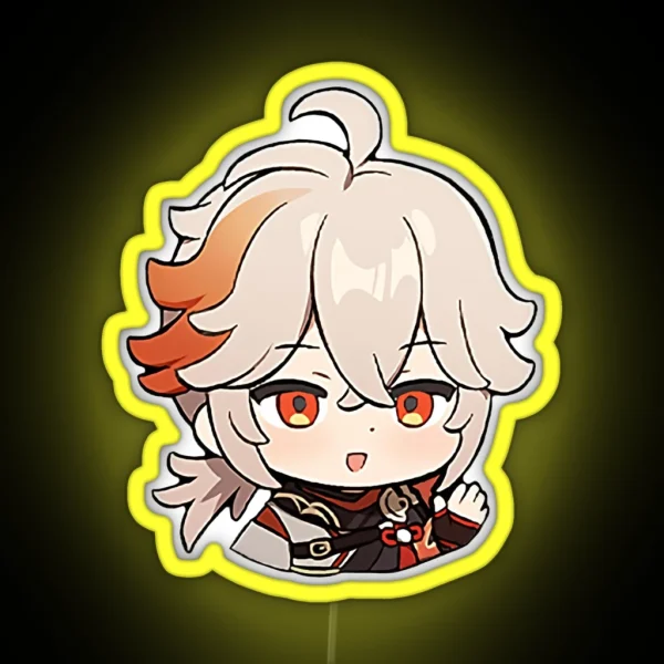 Kaedehara Kazuha Genshin Impact Led Hello RGB Neon Sign