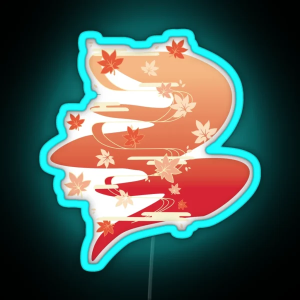 Kaedehara Kazuha Genshin Impacts RGB Neon Sign