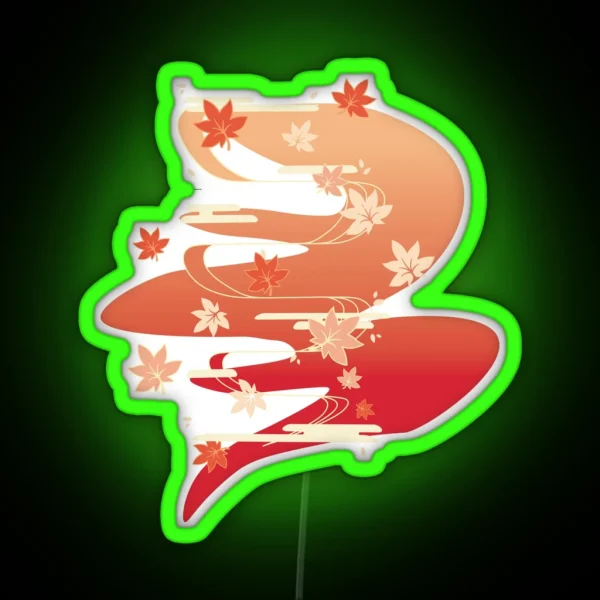 Kaedehara Kazuha Genshin Impacts RGB Neon Sign