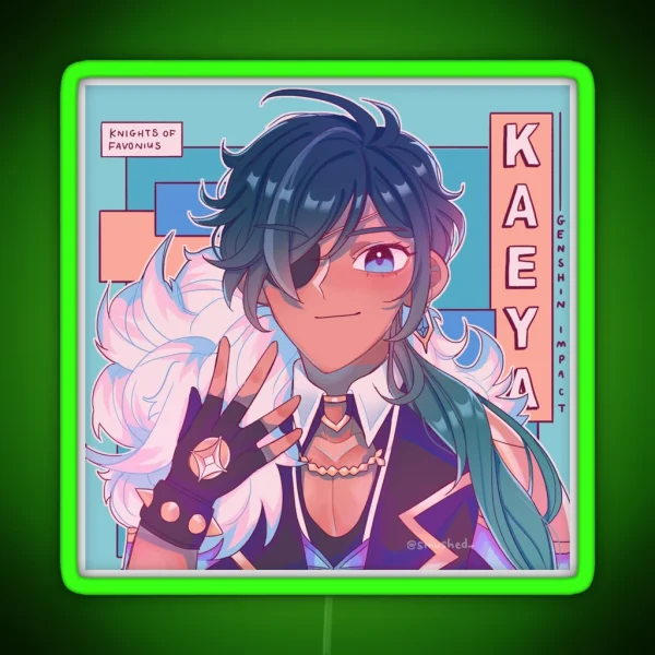 Kaeya RGB Neon Sign