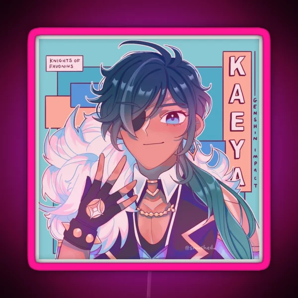 Kaeya RGB Neon Sign