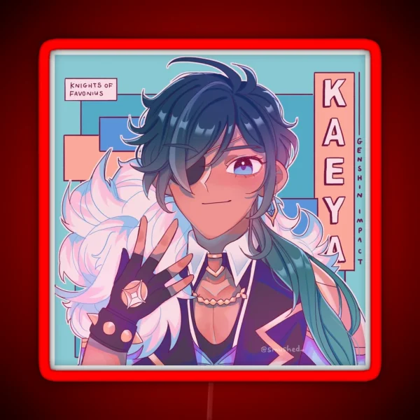 Kaeya RGB Neon Sign
