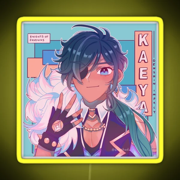 Kaeya RGB Neon Sign