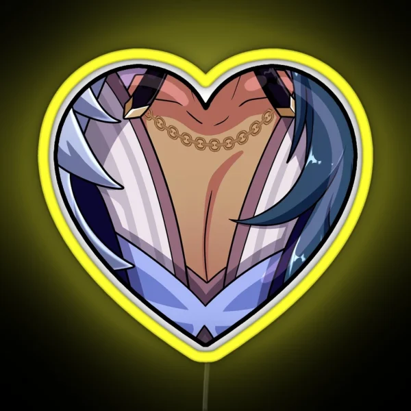 Kaeya Tiddies RGB Neon Sign
