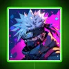 Vibrant Kakashi Symbol led Illuminated in Bright Neon RGB Colors