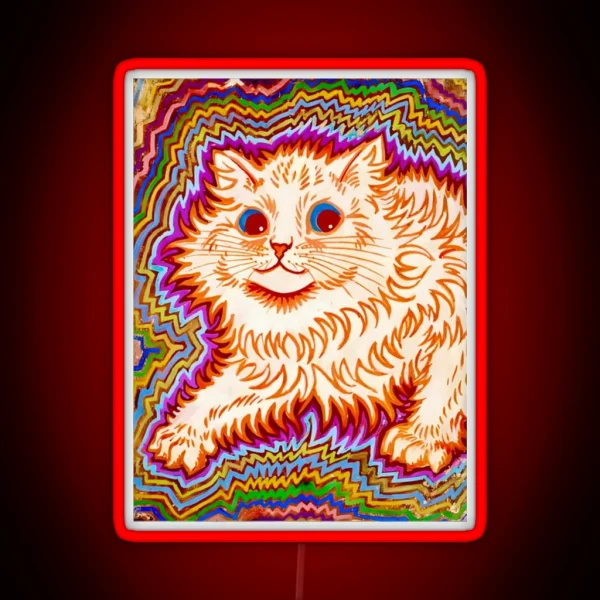 Kaleidoscope Cats III RGB Neon Sign