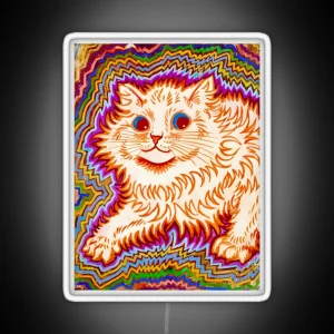 Kaleidoscope Cats III RGB Neon Sign