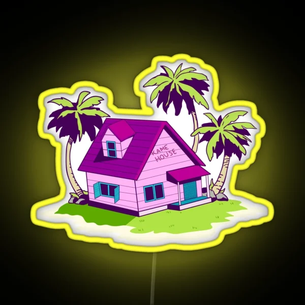 Kame House Island Dragon Ball RGB Neon Sign