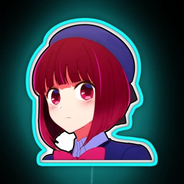 Kana Oshi No Ko Anime Led Kana Arima Decals Anime Oshi RGB Neon Sign