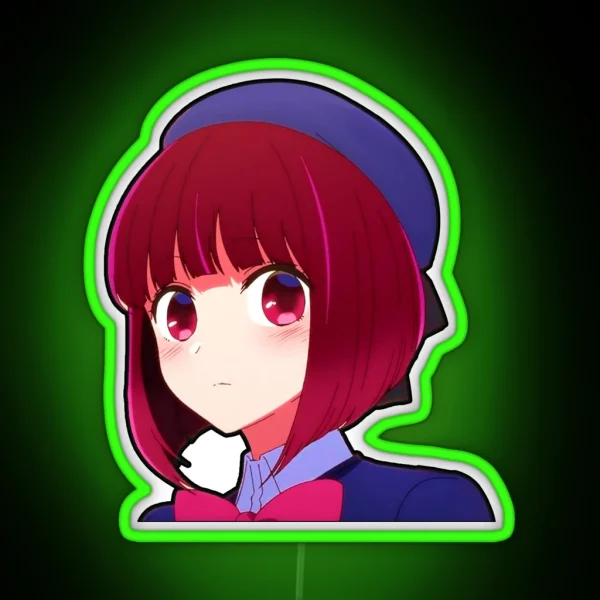 Kana Oshi No Ko Anime Led Kana Arima Decals Anime Oshi RGB Neon Sign
