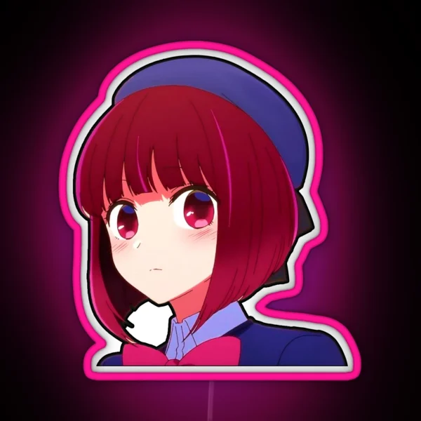 Kana Oshi No Ko Anime Led Kana Arima Decals Anime Oshi RGB Neon Sign