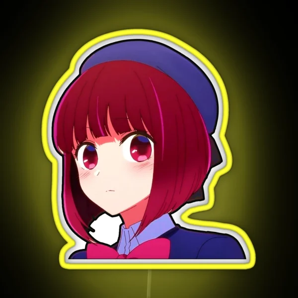 Kana Oshi No Ko Anime Led Kana Arima Decals Anime Oshi RGB Neon Sign