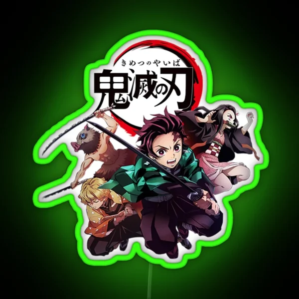 Kanao Dss DS Kimetsu No Yaiba RGB Neon Sign