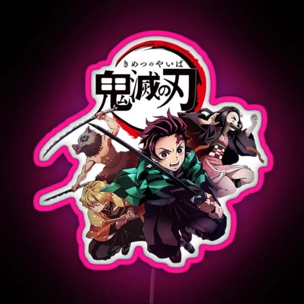 Kanao Dss DS Kimetsu No Yaiba RGB Neon Sign