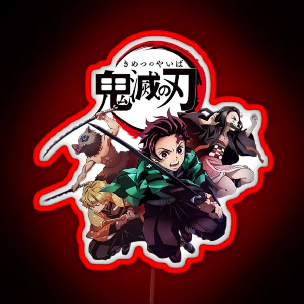 Kanao Dss DS Kimetsu No Yaiba RGB Neon Sign
