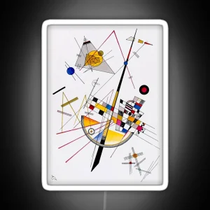 Kandinsky Delicate Tension RGB Neon Sign