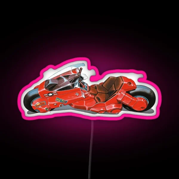 Kaneda And 39 S Bike RGB Neon Sign