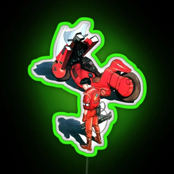 Kaneda From Akira Manga And Movie RGB Neon Sign