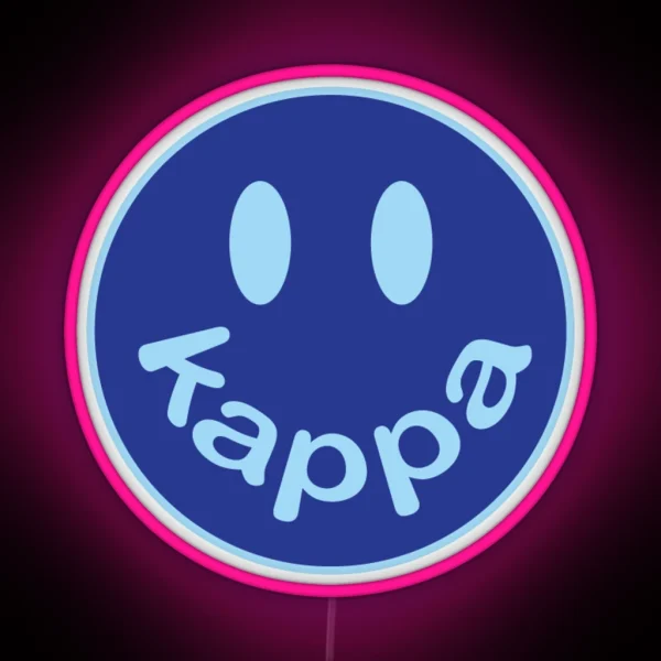 Kappa Smiley Face Led RGB Neon Sign