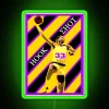 Neon Sports Decorations with Vibrant RGB LED Lighting Effects