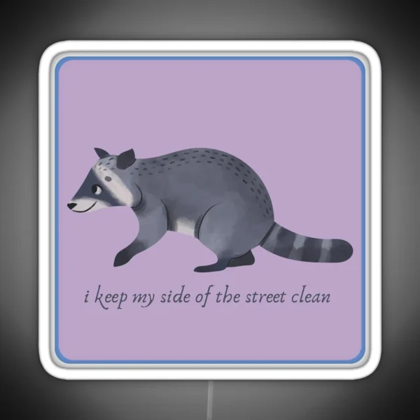 KARMA RACCOON RGB Neon Sign