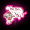 Vibrant color changing RGB LED display digital signage art decor.