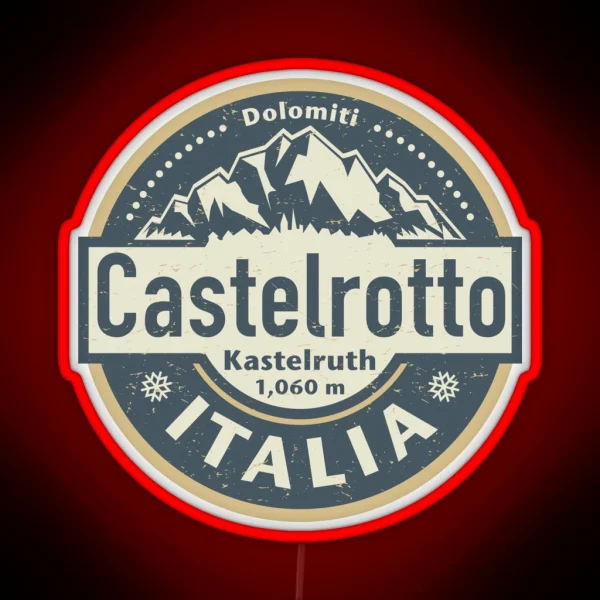 Kastelruth Castelrotto Italy RGB Neon Sign