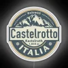Traditional Italian Village Inspired Neon Sign with RGB Color Scheme