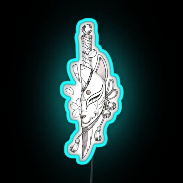 Katana Demon Slayer RGB Neon Sign